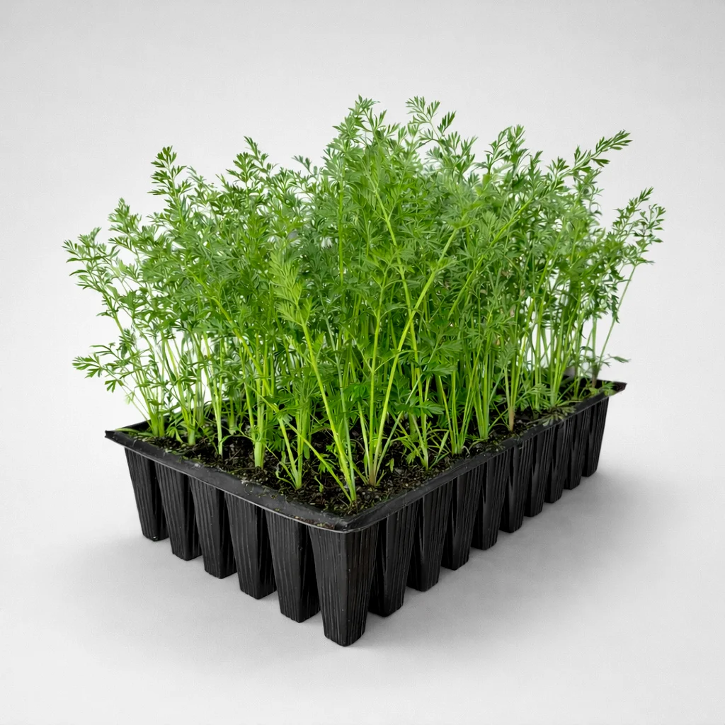 zanahoria nantesa daucus carota bandeja 60 plantas